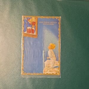 VINTAGE CHRISTMAS POSTCARD 1910